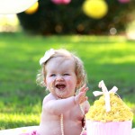 Baby with cake