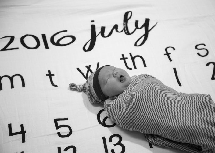 Baby on Calendar