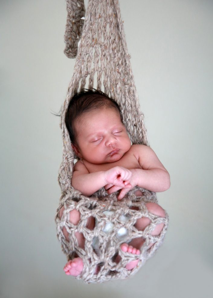 Sleeping Baby in Hammock